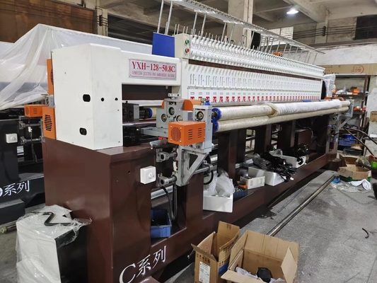 Máy thêu và chần bông tốc độ cao 128 inch cho khăn trải giường