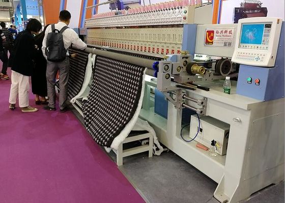 Máy thêu chần bông đa kim 128 inch cho chăn bông / ga trải giường
