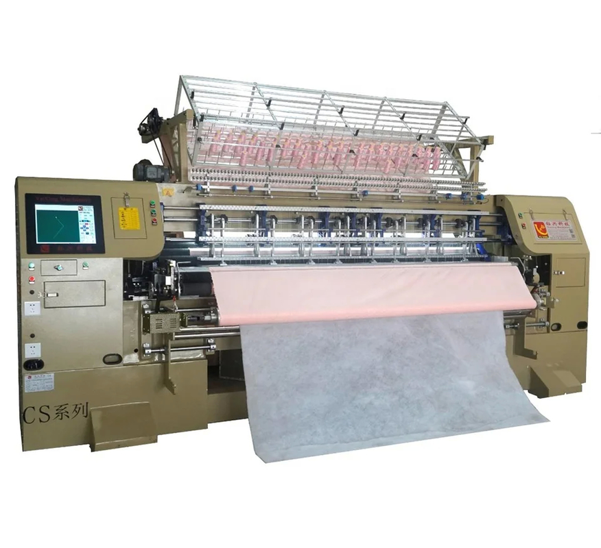 240CM 3 hàng máy quilting thương mại công nghiệp tốc độ cao servo-động cho chăn
